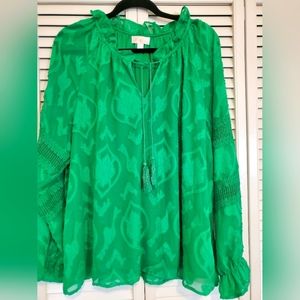 Beautiful Emerald Green Blouse